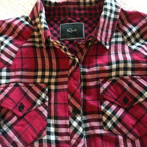 Rails red plaid shirt
